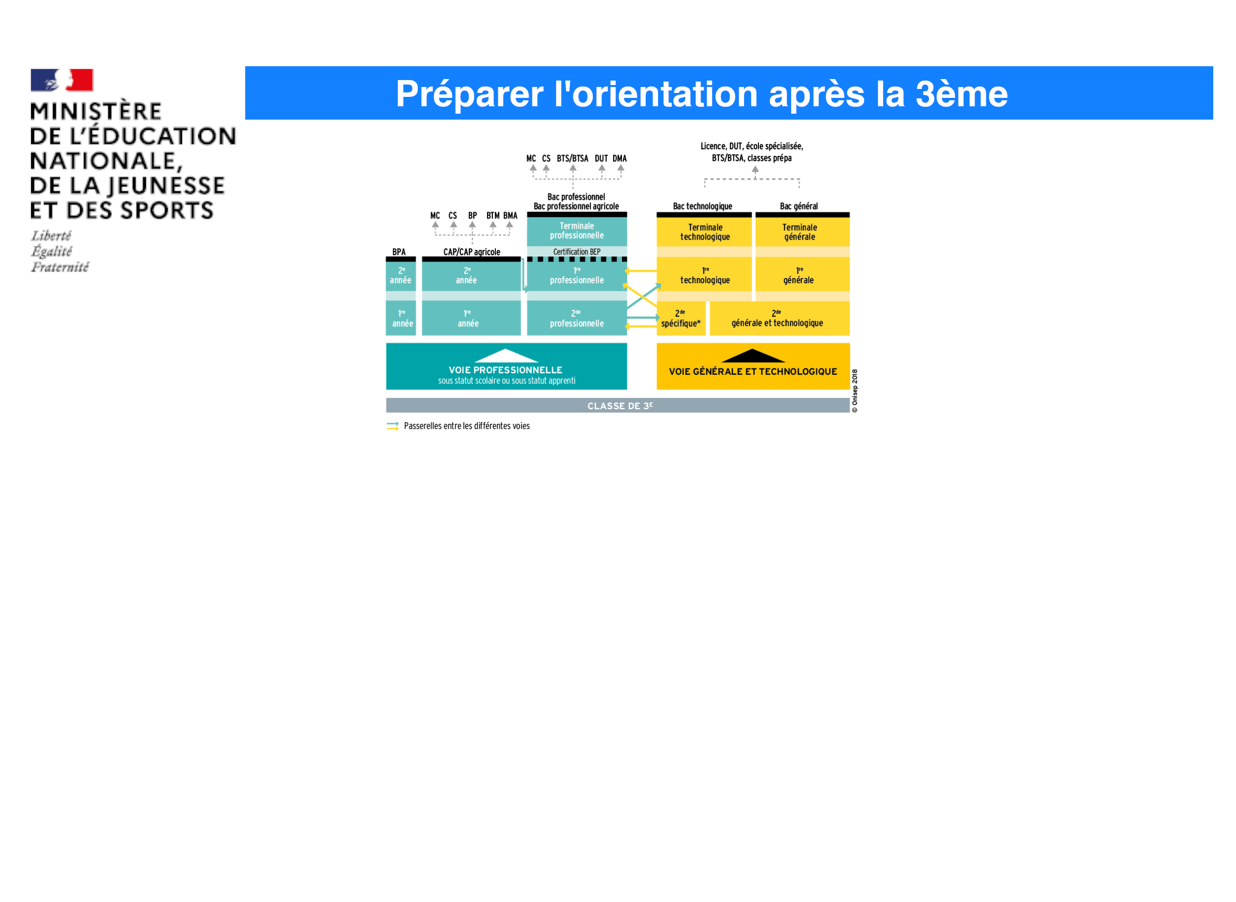 Construire son orientation post 3ème